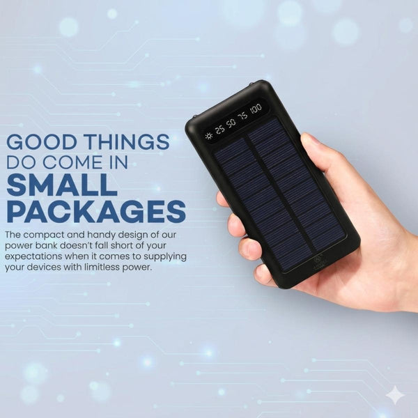 JNUOBI DY-104 10000mAh Solar Fast Charging Power Bank