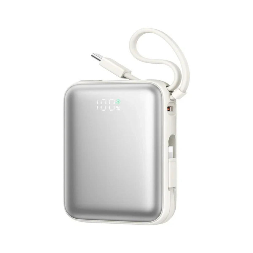 JOYROOM 22.5W mini Power Bank with Dual Cables 10000mAh JR-PBF27