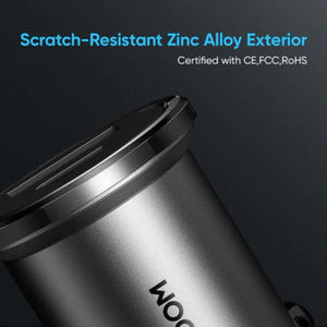 JOYROOM C-A35 45W Mini 2-Port Fast Car Charger