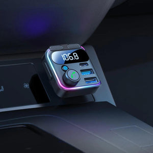 JOYROOM JR-CCB01 48W Dual-Mic Car Wireless FM Transmitter