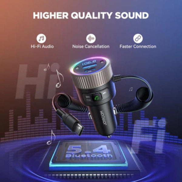 JOYROOM JR-CCB02 60W Car Wireless FM Transmitter