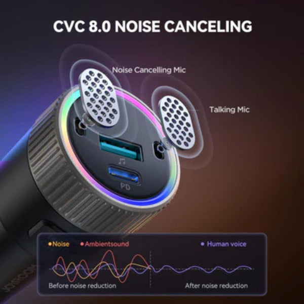 JOYROOM JR-CCB02 60W Car Wireless FM Transmitter