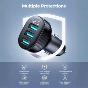 JOYROOM JR-CCD03 3USB 3.4A 17W Car Charger