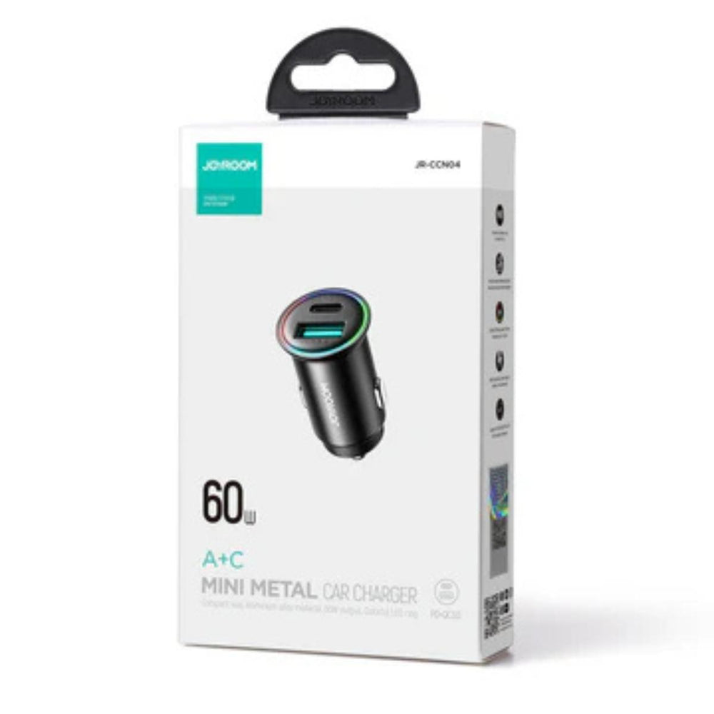 JOYROOM JR-CCN04 60W Mini Metal Car Charger
