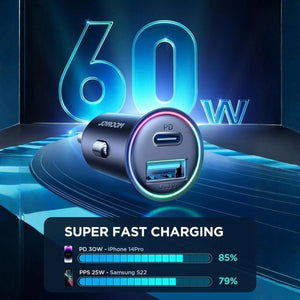 JOYROOM JR-CCN04 60W Mini Metal Car Charger