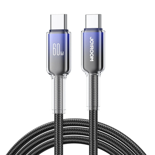 JOYROOM S-A42 Crystal-Clear Series 60W Fast Charging Data Cable (Type-C to Type-C) 1.2M