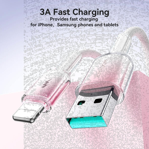 JOYROOM S-A42 Crystal-Clear Series Lightning 3A Fast Charging Cable