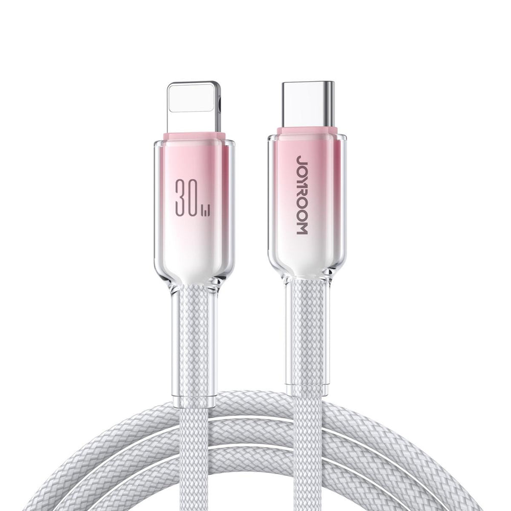 JOYROOM S-A42 Crystal-Clear Series Type-C to Lightning 30W Fast Charging Cable
