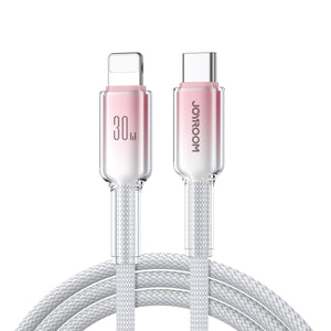 JOYROOM S-A42 Crystal-Clear Series Type-C to Lightning 30W Fast Charging Cable