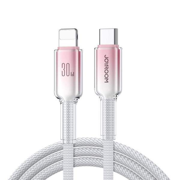 JOYROOM S-A42 Crystal-Clear Series Type-C to Lightning 30W Fast Charging Cable
