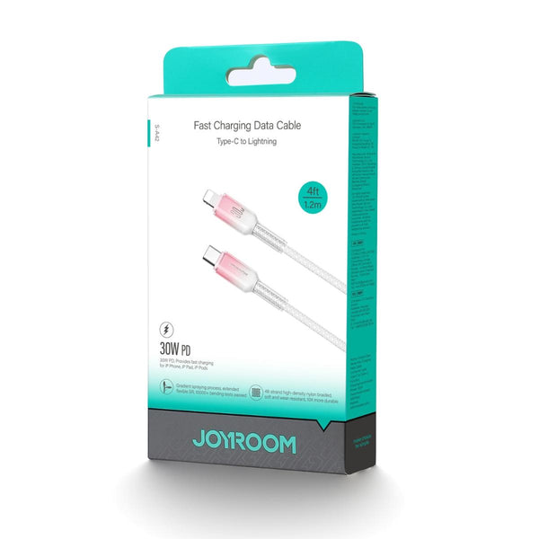 JOYROOM S-A42 Crystal-Clear Series Type-C to Lightning 30W Fast Charging Cable
