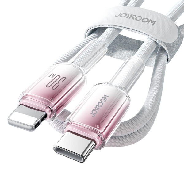 JOYROOM S-A42 Crystal-Clear Series Type-C to Lightning 30W Fast Charging Cable