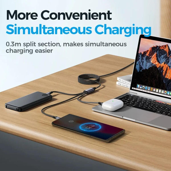 JOYROOM SA21-1T3 3-in-1 Fast Charging Cable