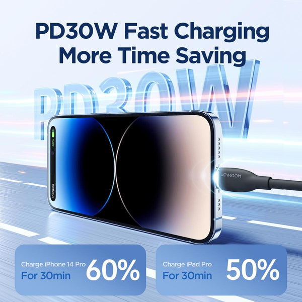 JOYROOM SA29-CL3 PD 30W Silicone Fast Charging Cable