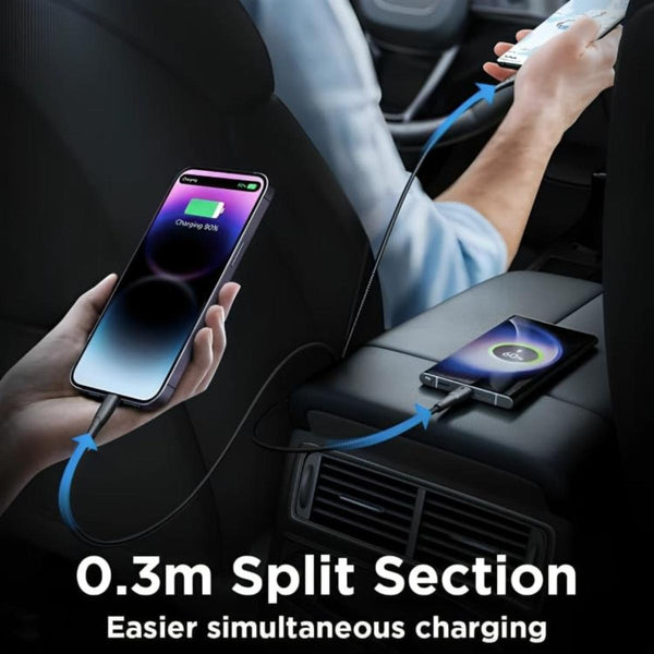 JOYROOM SA33-1T3 Starry 3-in-1 Fast Charging Data Cable