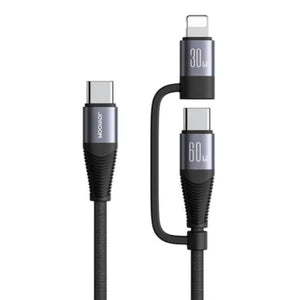 JOYROOM SA37-1T2 2-in-1 Type-C Fast Charging Data Cable