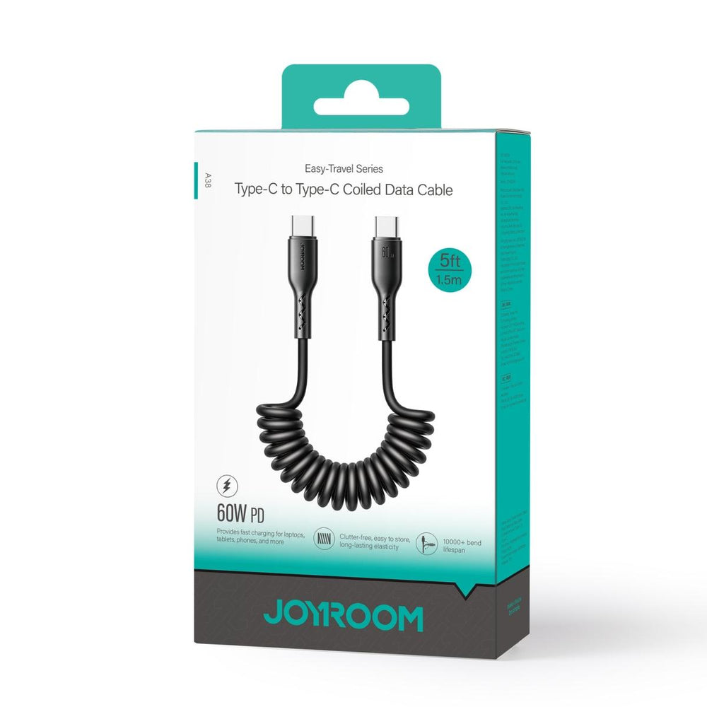 JOYROOM SA38-CC3 Easy-Travel Coiled Fast Charging Cable