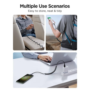 JOYROOM SA38-CC3 Easy-Travel Coiled Fast Charging Cable