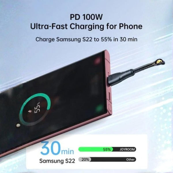 JOYROOM Surpass Series 100W Type-C To Type-C Fast Charging Cable