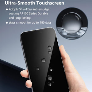 JOYROOM iPhone Tempered Glass Screen Protector (Clear HD+Dustproof)