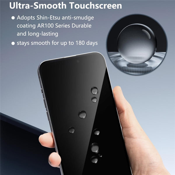 JOYROOM iPhone Tempered Glass Screen Protector (Clear HD+Dustproof)