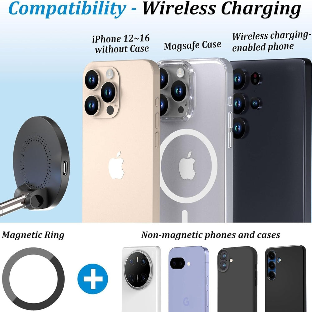 GOJI K007S Wireless Charging Phone Vacuum Suction Magnetic Holder