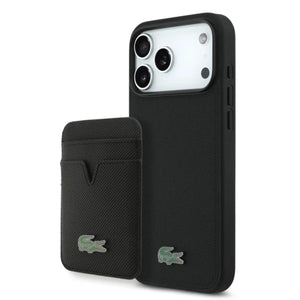Lacoste MagSafe Case &amp; Card Wallet Set in PU Leather