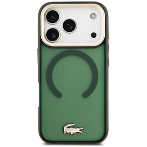 Lacoste MagSafe Frosted Case with Gold Logo