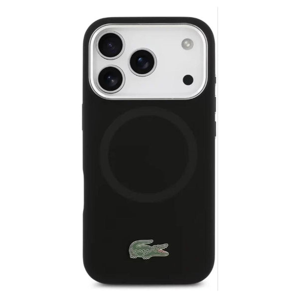Lacoste MagSafe Silicone Case with Metal Logo