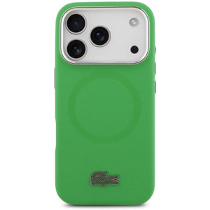 Lacoste MagSafe Silicone Case with Metal Logo