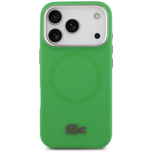 Lacoste MagSafe Silicone Case with Metal Logo