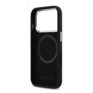 Lacoste MagSafe Silicone Case with Metal Logo