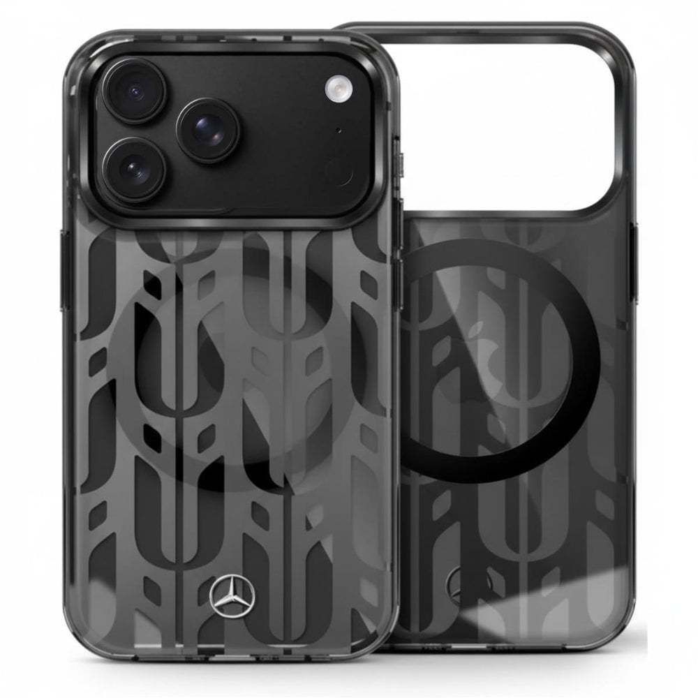 Mercedes iPhone Magsafe Leaves Pattern Frosted Case