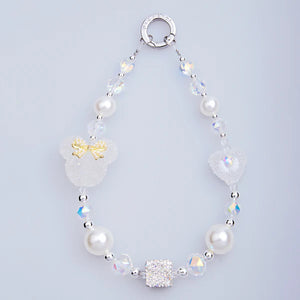 PICOCICI Mickey Bow Tie Love Angel Phone Charm