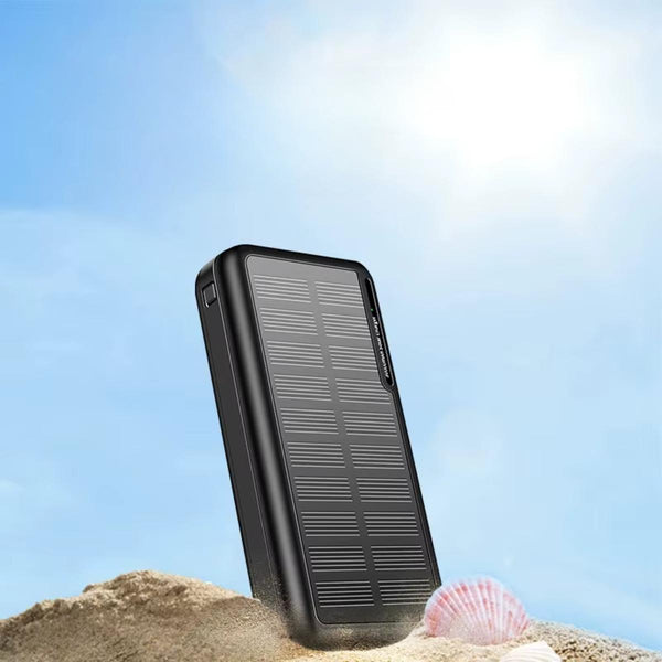 PS-159 30000mAh Solar Power Bank with Built-in Cables