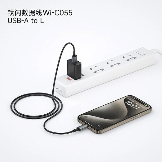 WiWU 1M Aluminum alloy Nylon braided TitanLink Charging Cable