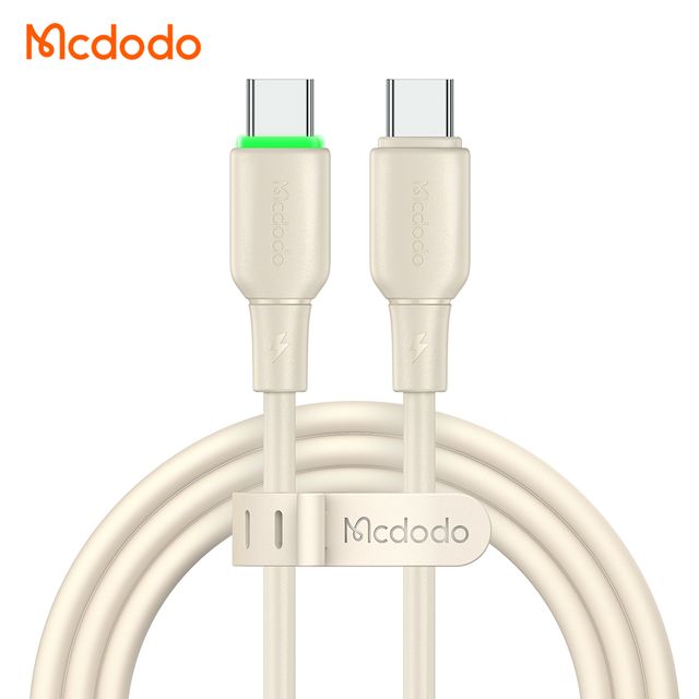 MCDODO CA-4770 65W Type-C to Type-C Data Cable with LED Light 1.2m