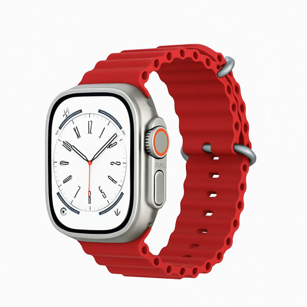 ATB Ocean Double Button Silicone Apple Watch Band