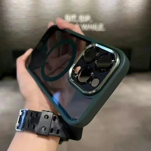 iPhone Clear Luxurious with Camera Lens MagSafe Case