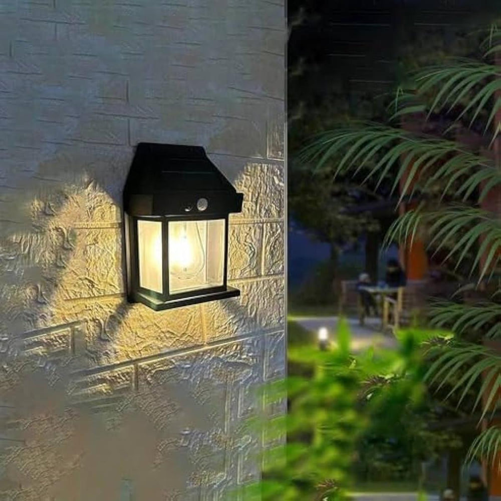 Solar Motion Sensor Wall Light BK-888