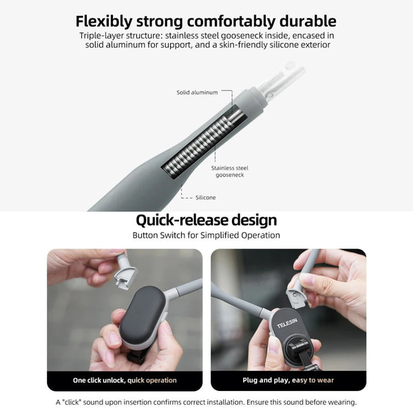 TELESIN Smartphone Magnetic Nick Holder