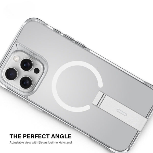 UNIQ Hybrid iPhone Magclick Eleva With Vertical Stand Case