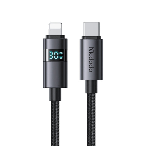 MCDODO CA-6490 Horizontal LED Display USB Data Cable 1.2m