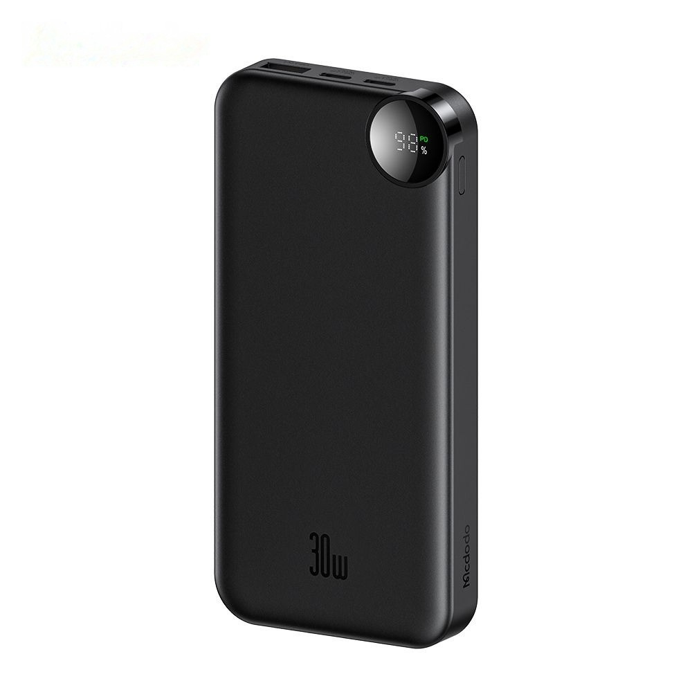 MCDODO MC-2550  22.5W Digital Display 10000mAh Mini Power Bank Built-in Cables(USB -C+Lightning)