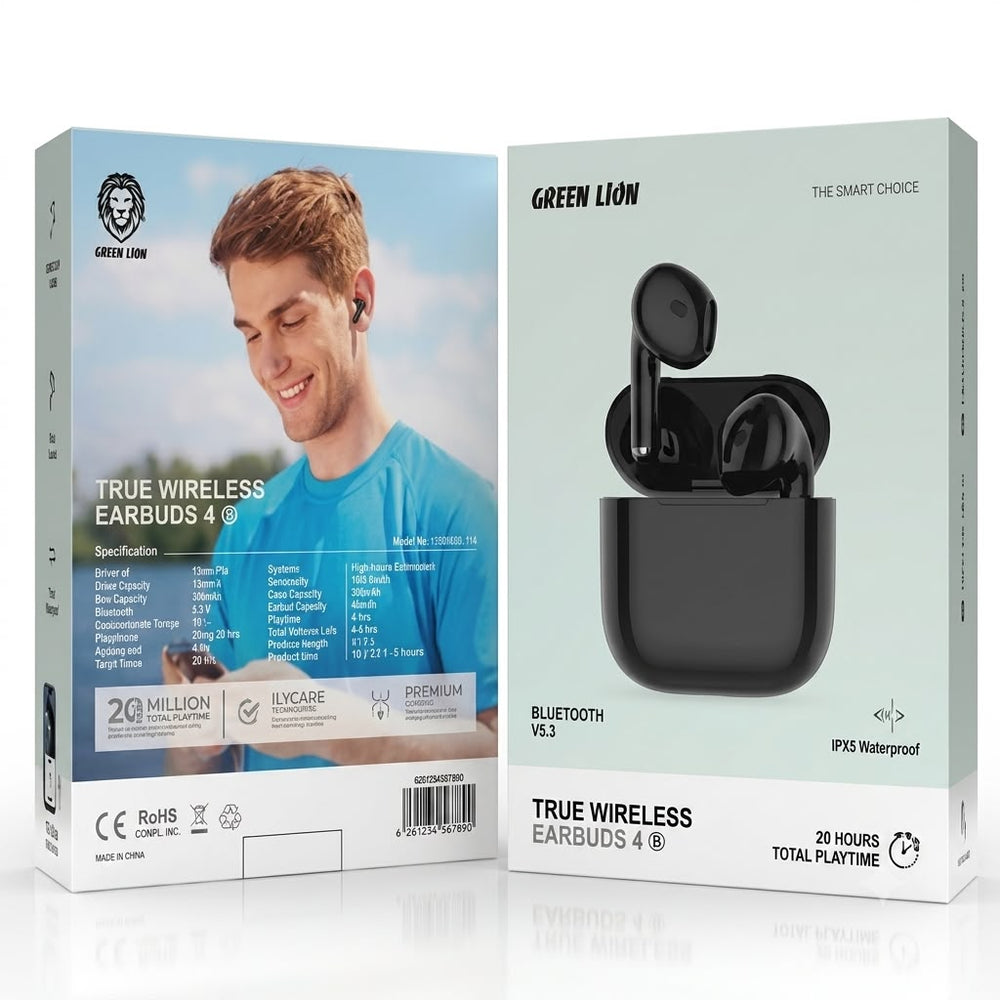 Green Lion True Wireless Earbuds 4 G1