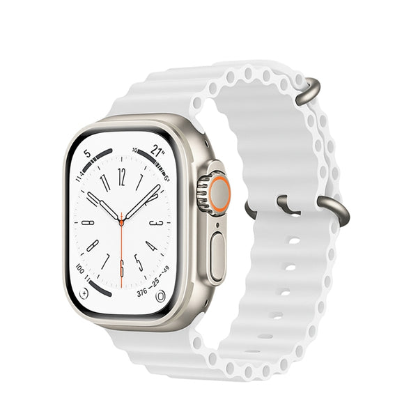 ATB Ocean Double Button Silicone Apple Watch Band