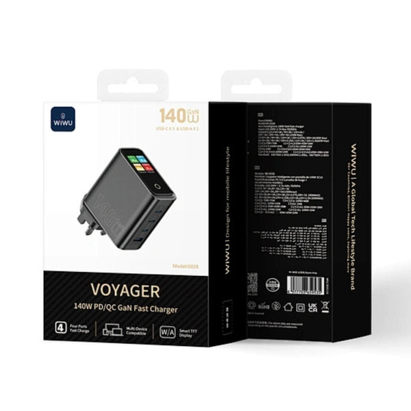 WiWU 140W Intelligent Display GaN Fast Charger
