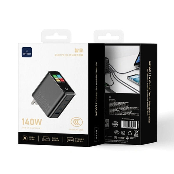 WiWU 140W Intelligent Display GaN Fast Charger