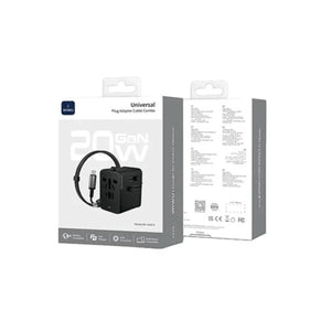  WiWU 20W Universal Plug Adapter & Charging Hub