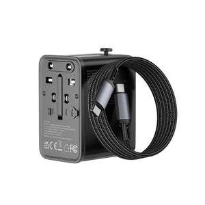 WiWU 45W Universal Travel Plug Adapter & Power Hub